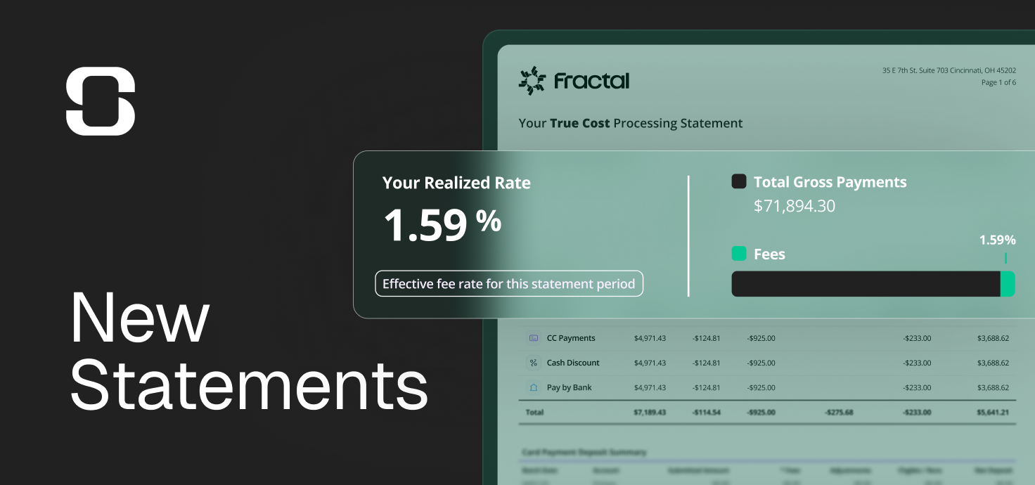 Financial statement highlighting aggregate fee percentage