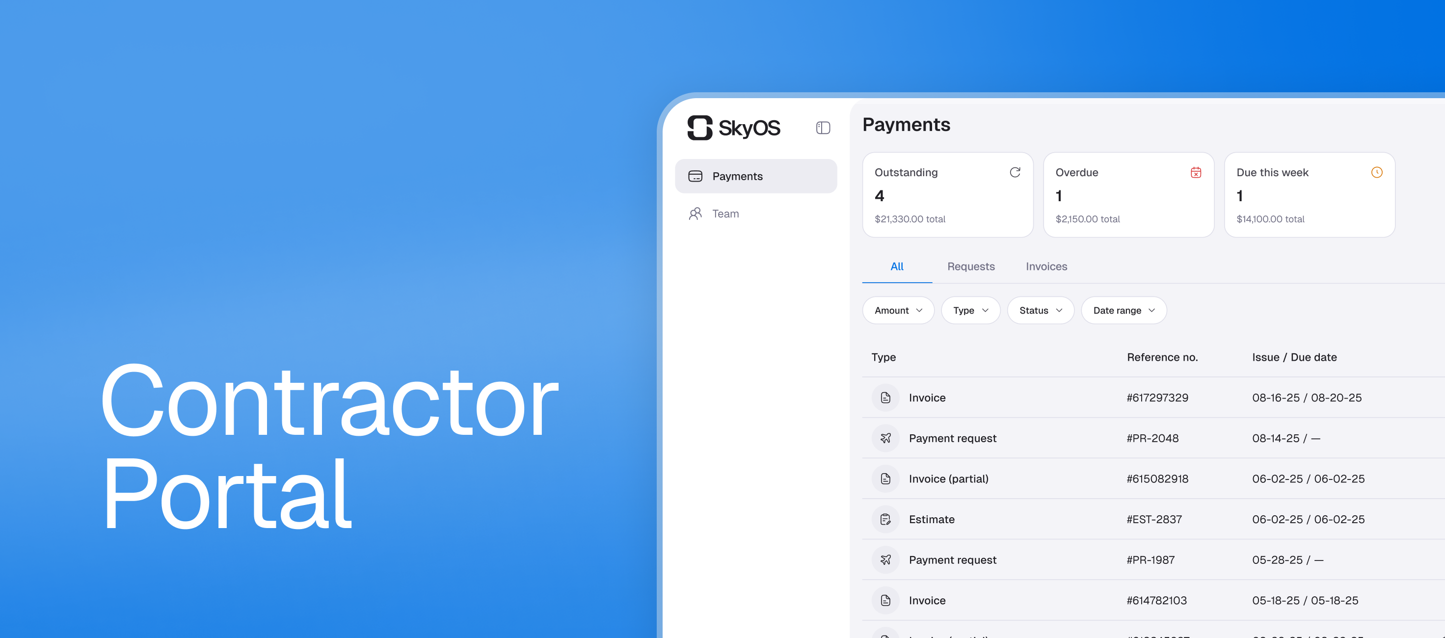 Contractor Portal