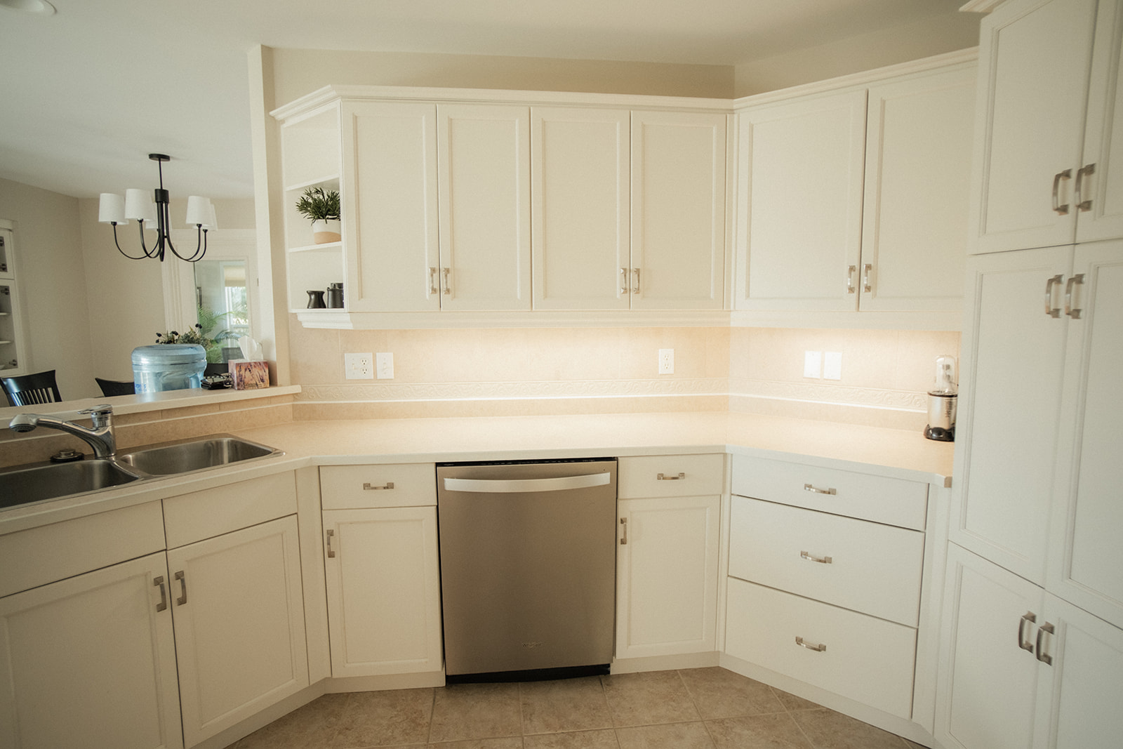 Cost-effective cabinet transformation, refreshed kitchen cabinets