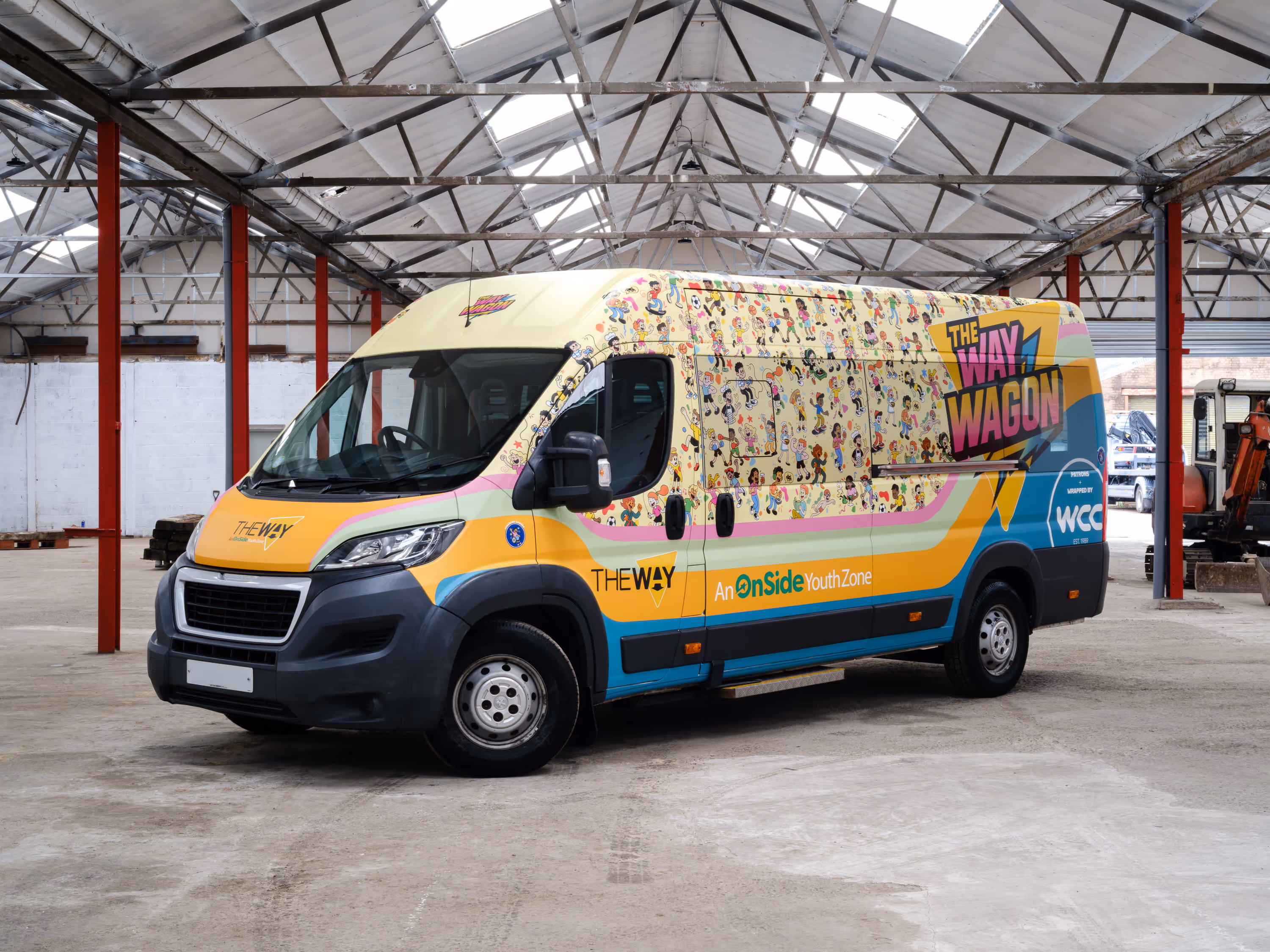The Way Youth Centre completed van wrap. 