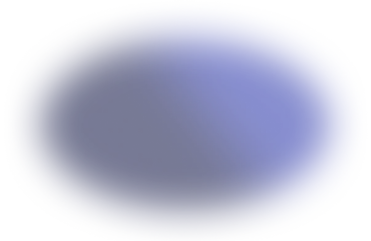 Blue glowing circular orb with a dark blue gradient background and light reflection effect.