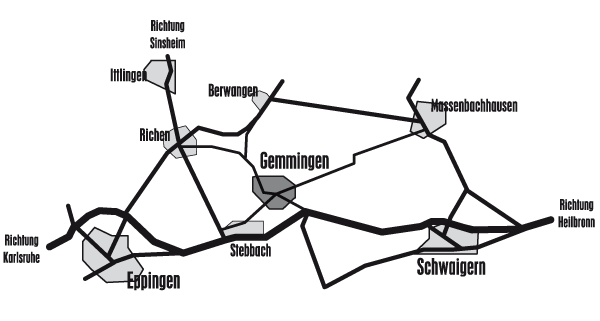 Kartenansicht Gemmingen