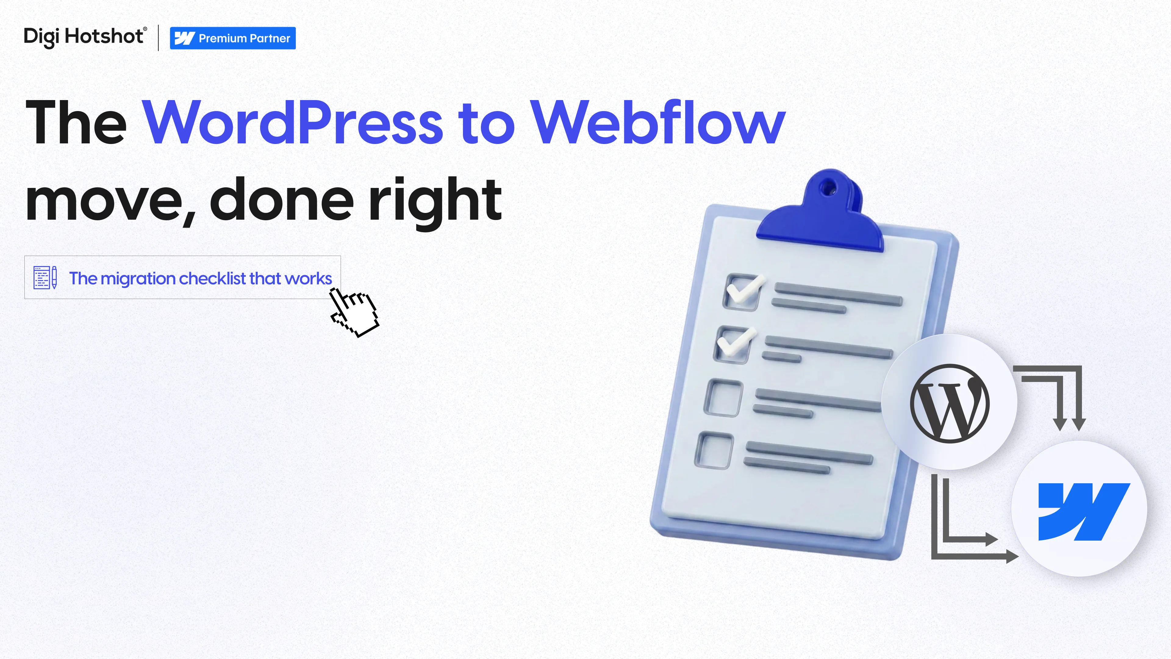 WordPress to Webflow Migration: The Complete Checklist (50+ Projects)