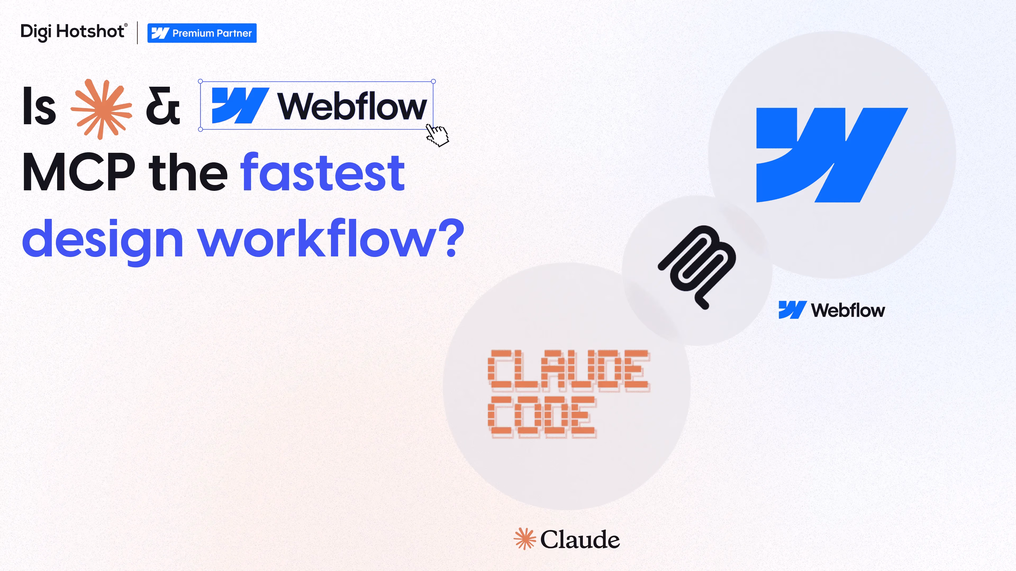 How We Use Claude Code + Webflow MCP to Ship Faster (Without Losing Taste)