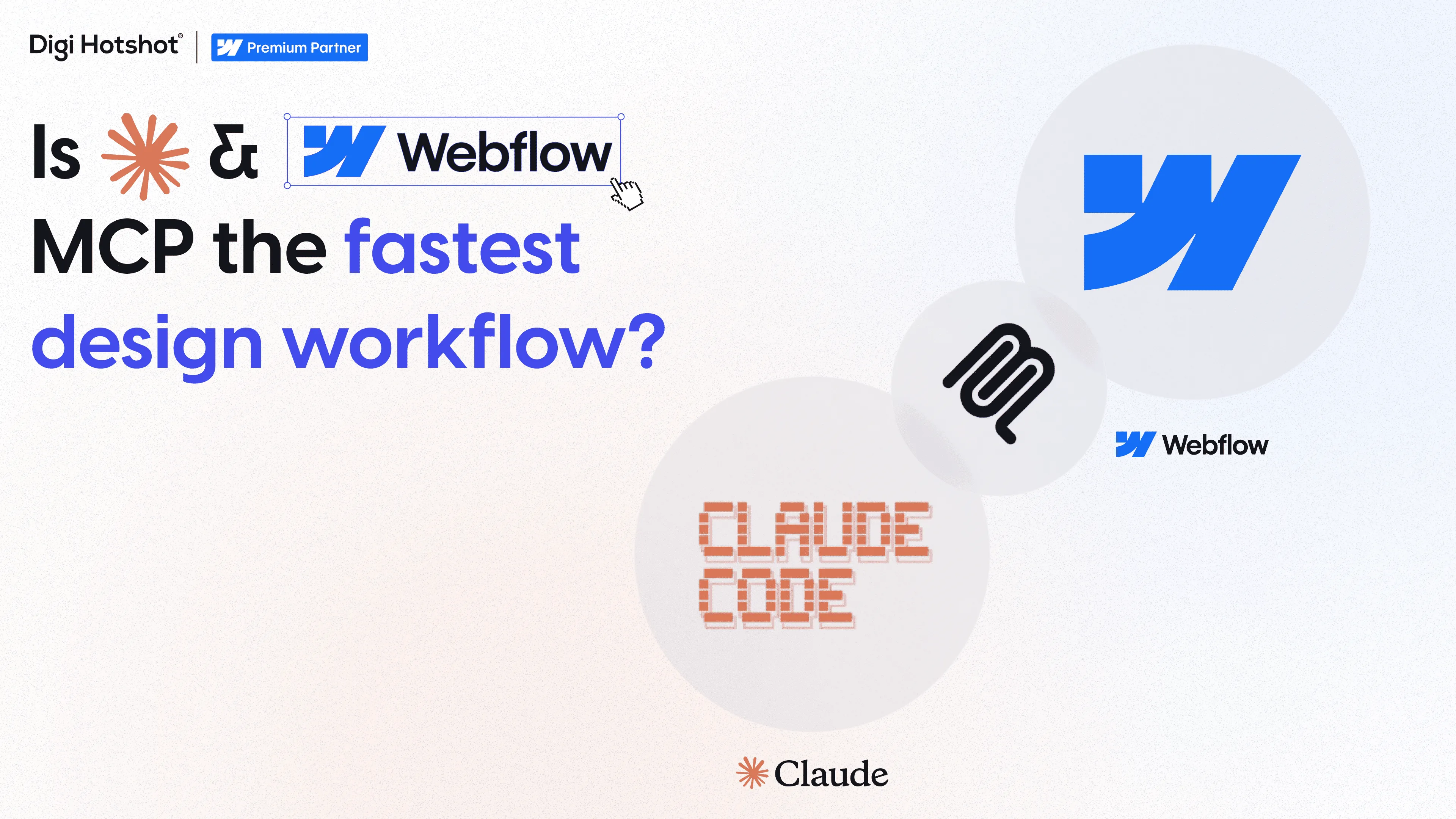 How We Use Claude Code + Webflow MCP to Ship Faster (Without Losing Taste)