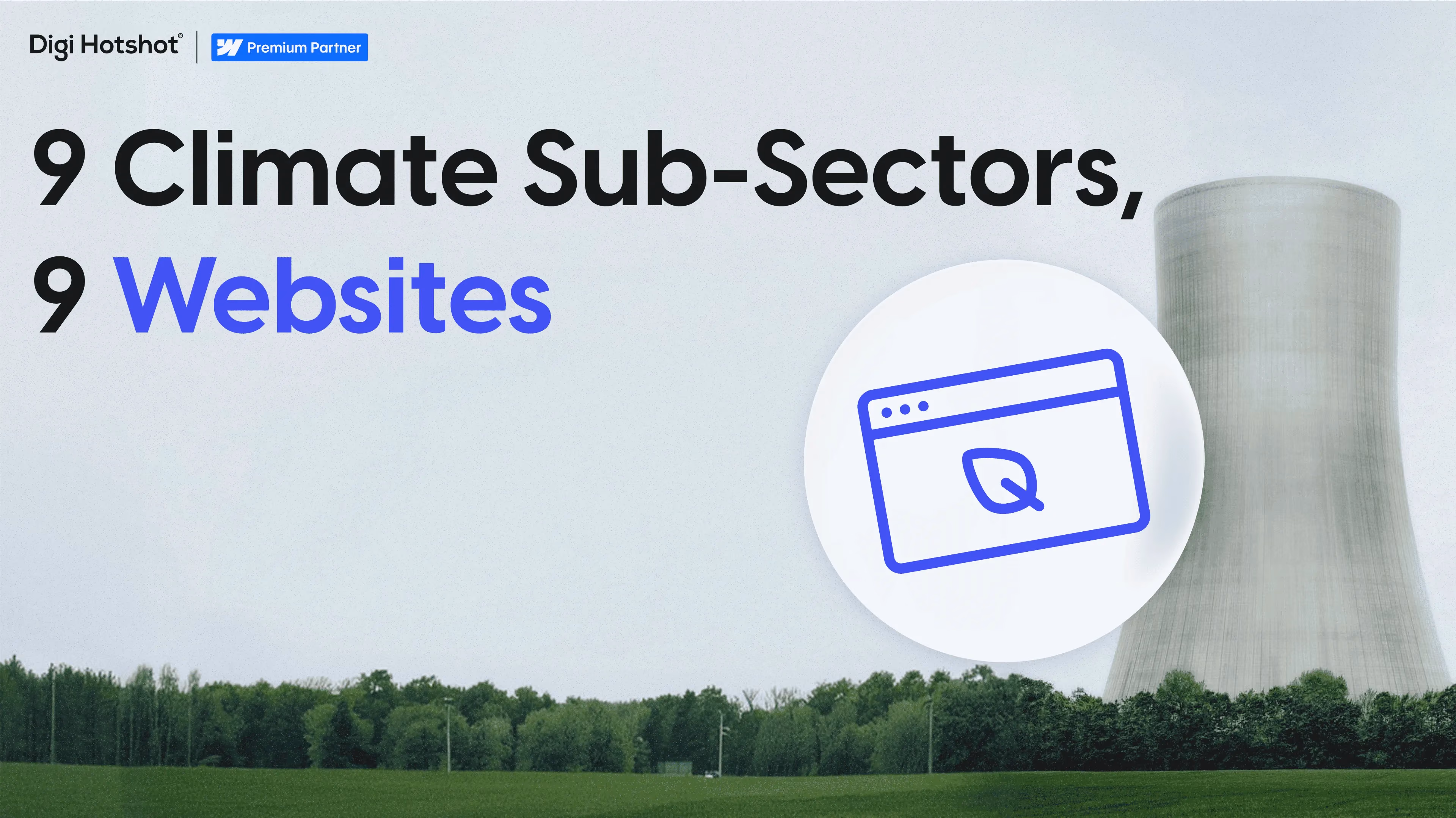 The Climate Tech Sub-Sector Website Map (9 Verticals)