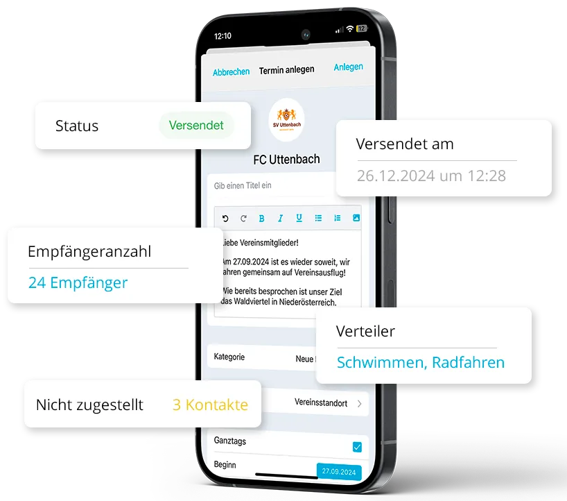 Newsletter in der mobilen App