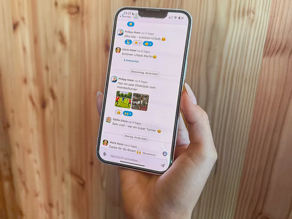 Chat in der mobilen App
