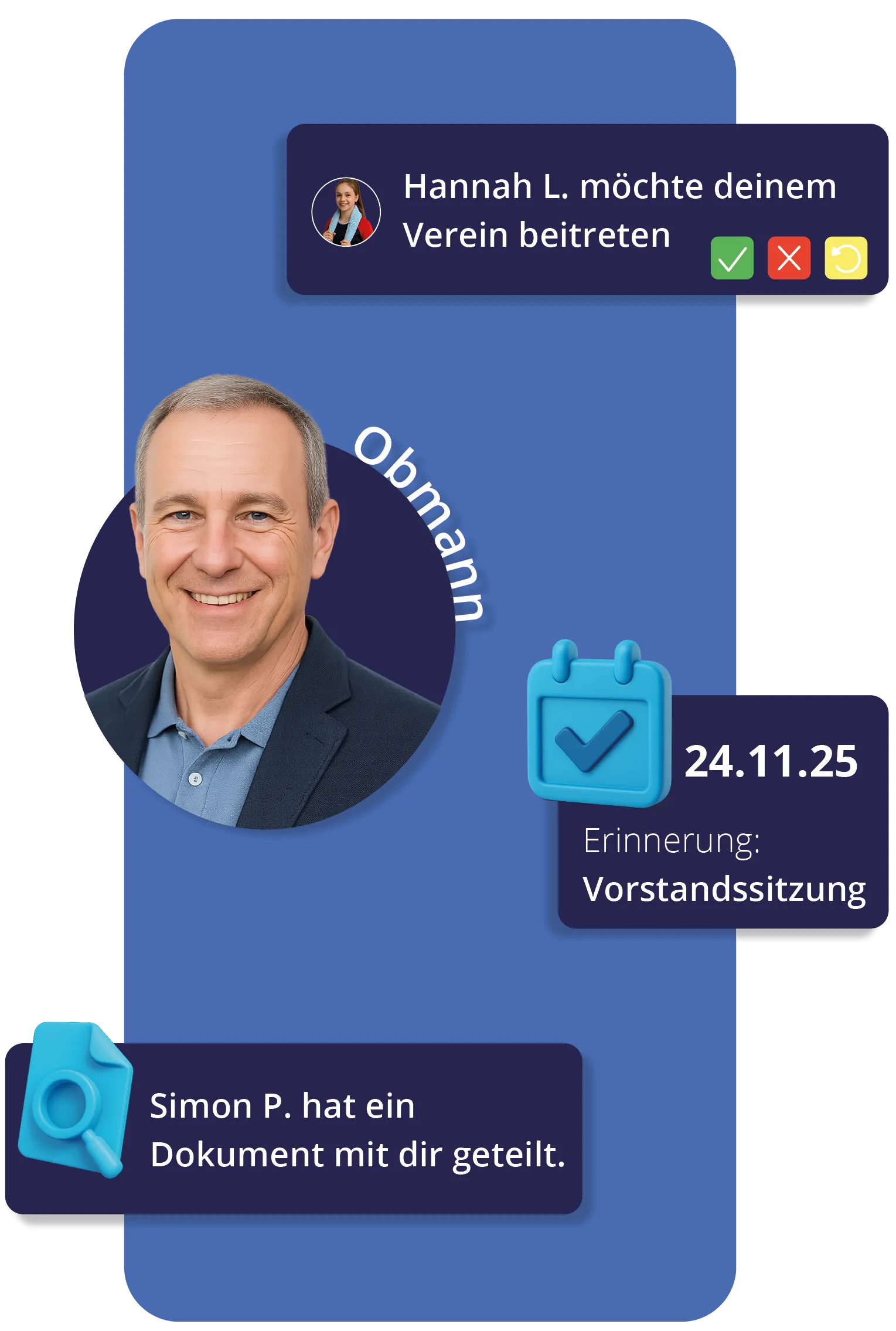 Übersicht der Aufgaben eines Obmanns