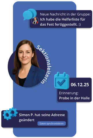Übersicht der Aufgaben einer Sektionsleiterin
