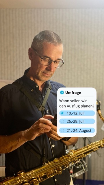 Übersicht der Umfragefunktion