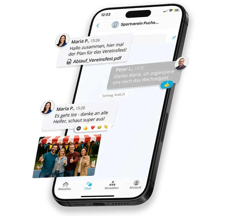 Chat in der mobilen App