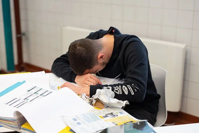 Verzweiflung bei der Verwaltung