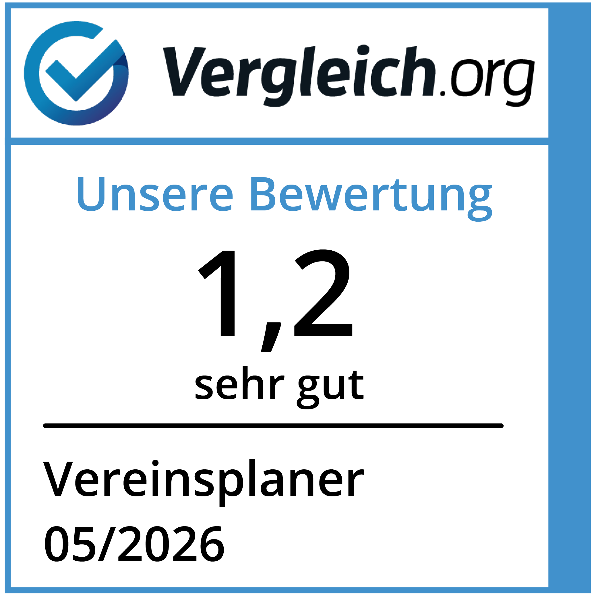 Vergleich.org Bewertungen von Vereinsplaner