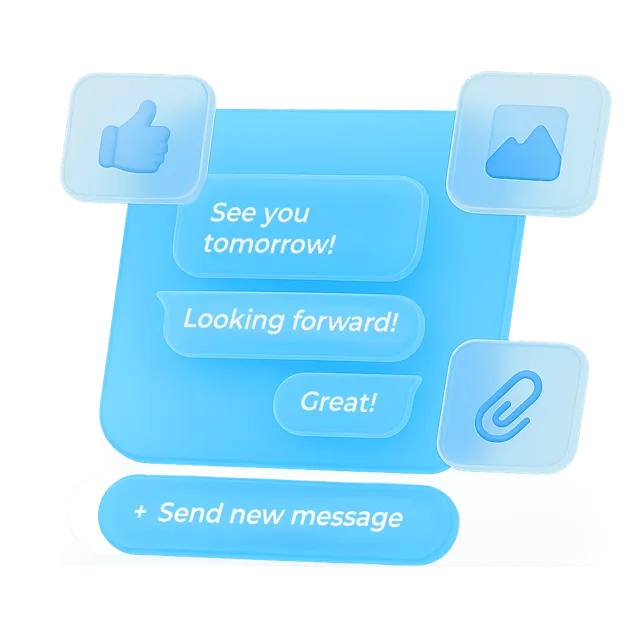 Overview of chat feature in Vereinsplaner