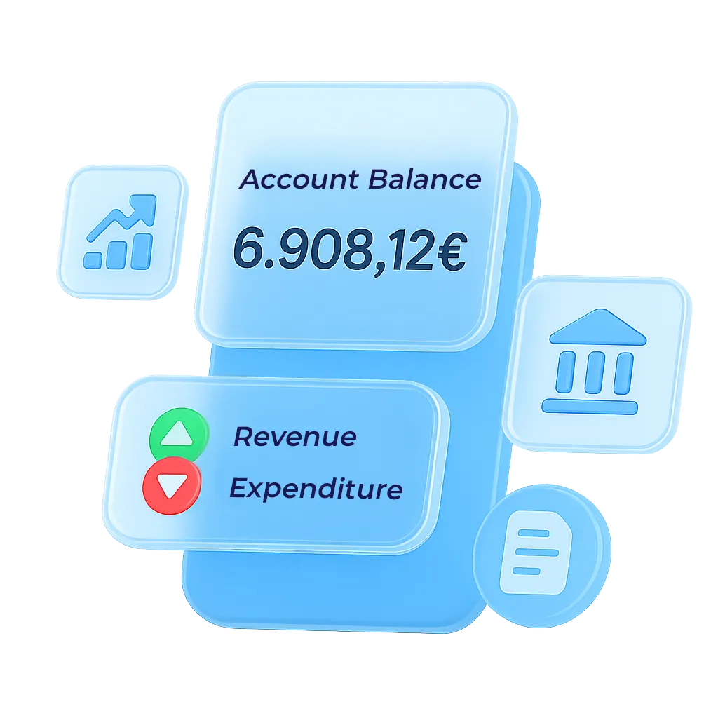 Overview of finance management in Vereinsplaner