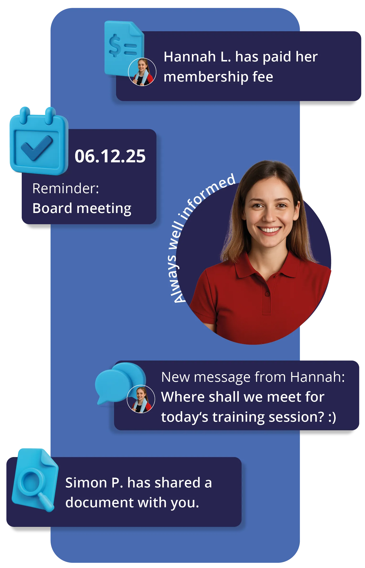 Vereinsplaner overview 