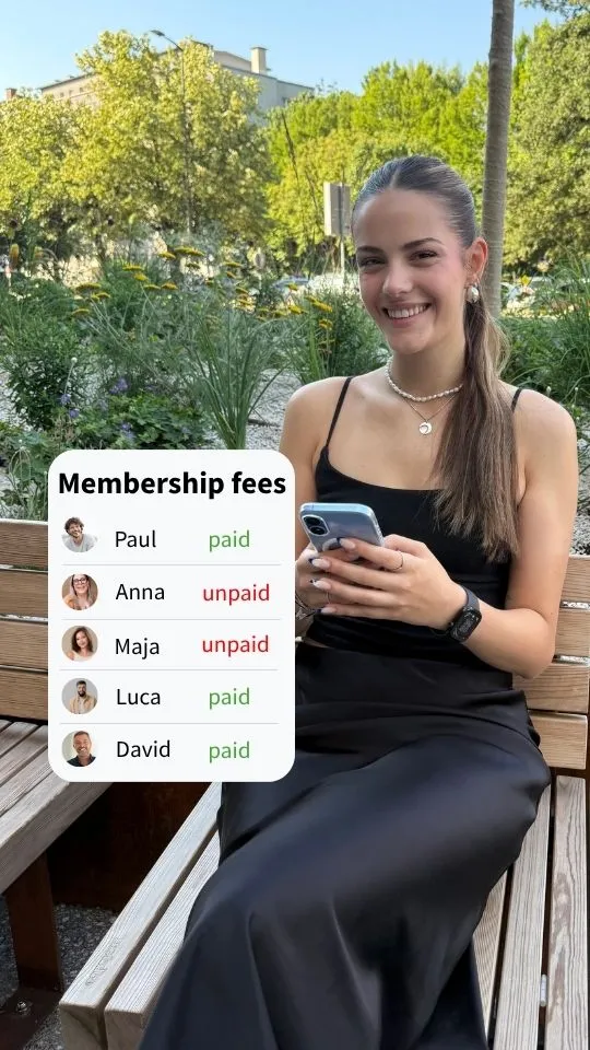 Use Vereinsplaner to collect membership fees