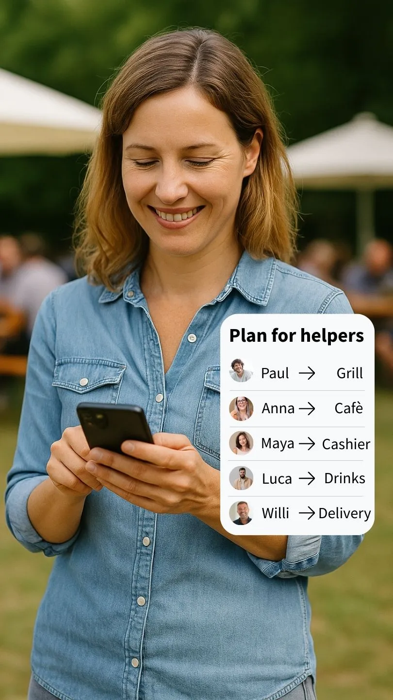 Use Vereinsplaner for your events