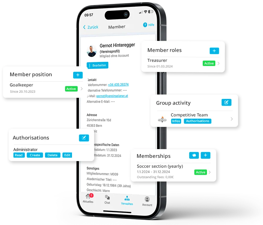 Individual member management