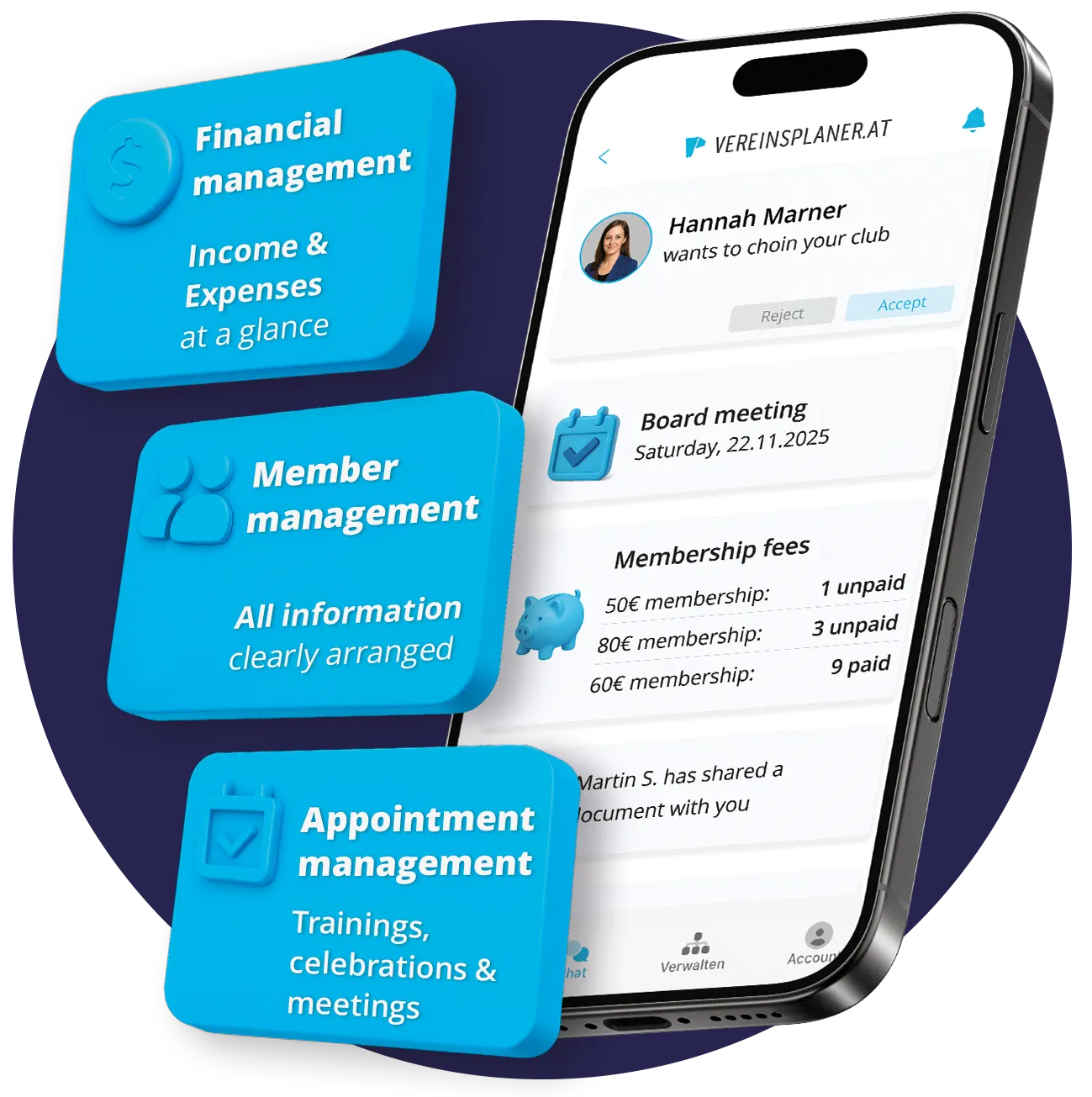 Vereinsplaner - your all-in-one software for clubs