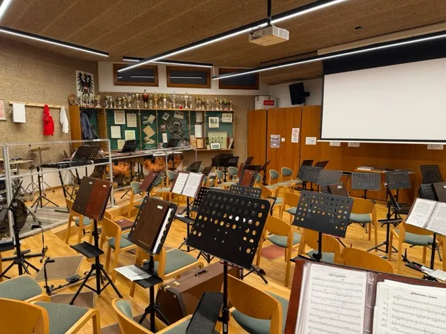 Musikproberaum der Musikkapelle Kematen