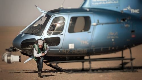 image of behind-the-scenes filming