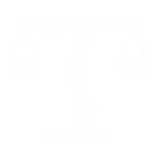 White medical caduceus intertwined with balanced scales of justice on black background.