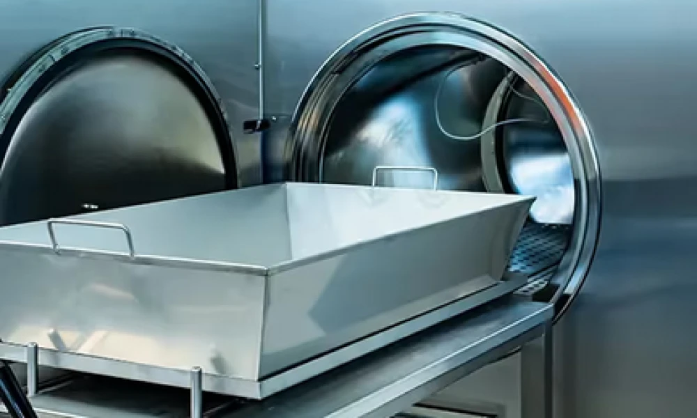 Metallzuschnitt in Medizintechnik