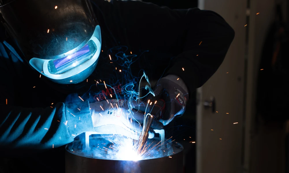 Treppengeländer innen Stahl schweißen