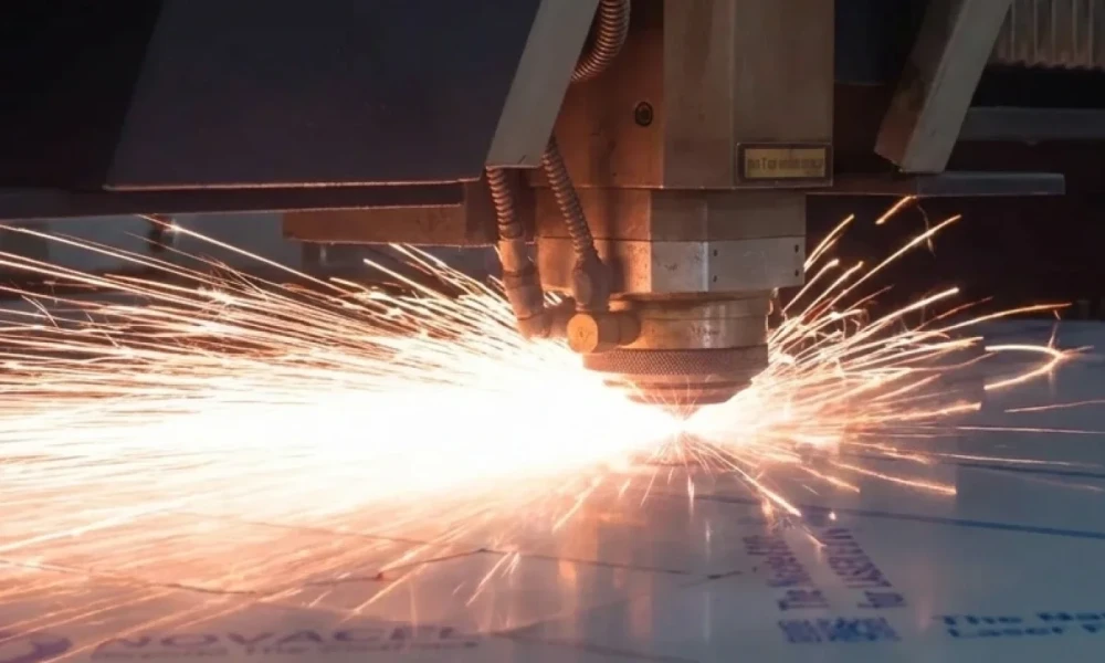 Metall lasern