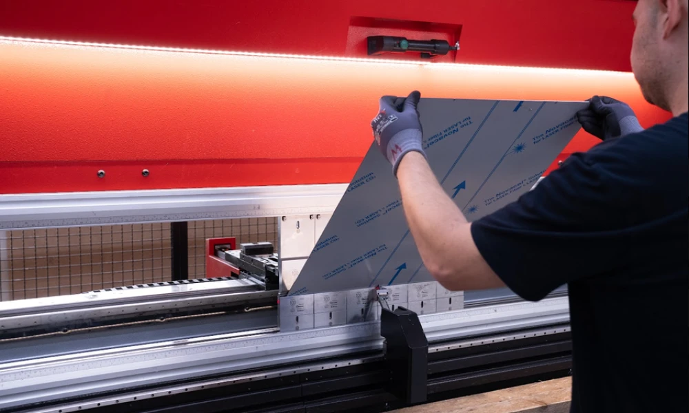 Aluminium abkanten, abkanten voll Aluminium
