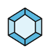 Blue gem illustration