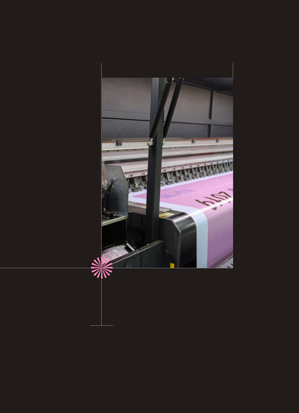 Image of a printing press in IPSO Print's Leeds workshop