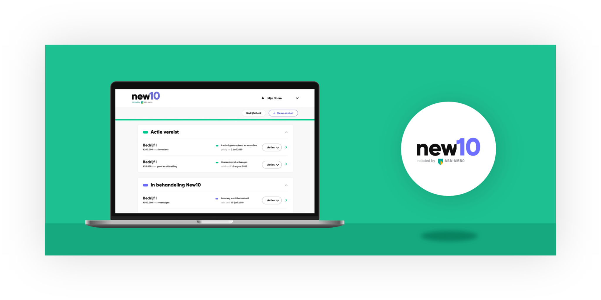ABN AMRO new10 desktop