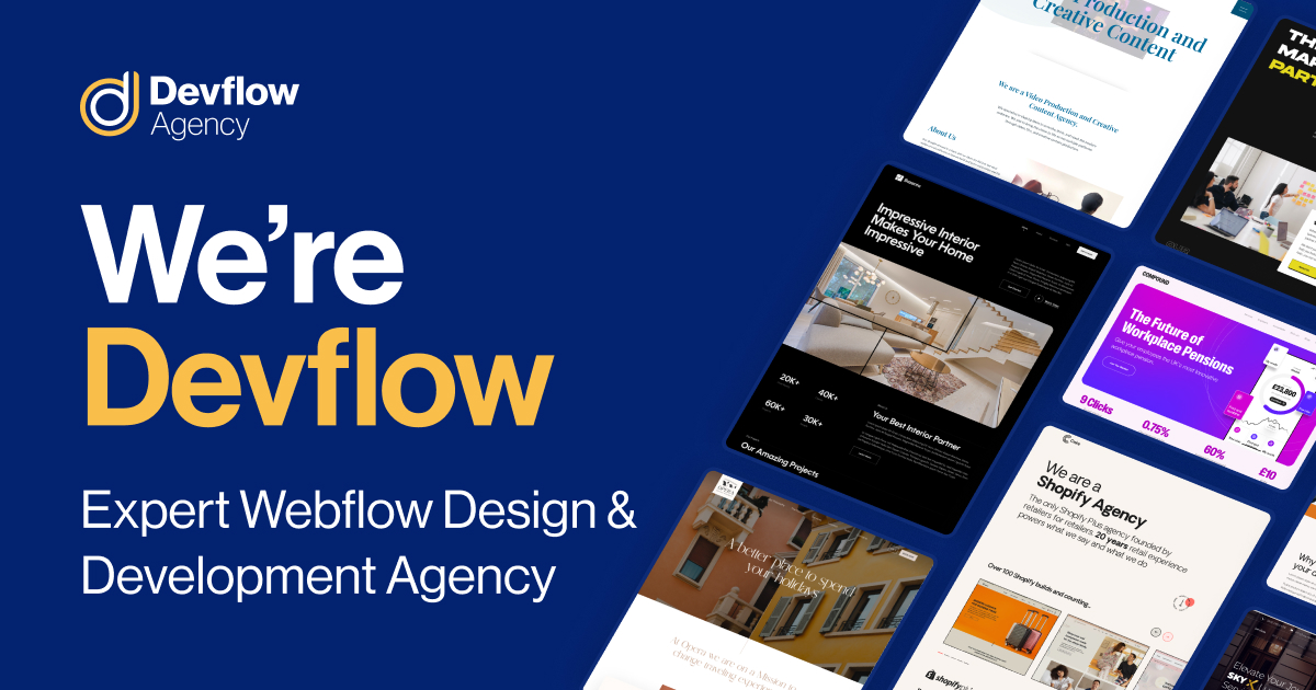 Webflow Agency UK - Websites Built in 2 Weeks | Devflow