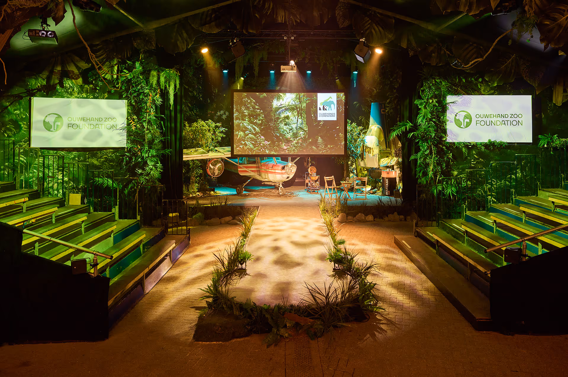 Thematische zakelijke locatie Groene theater, Ouwehands Dierenpark