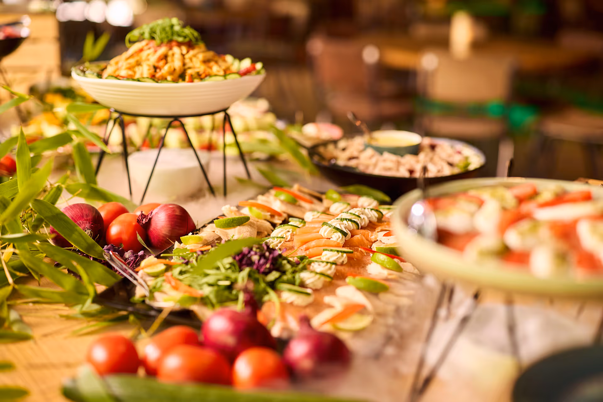 Zakelijke catering, dinerbuffet, Jungle buffet