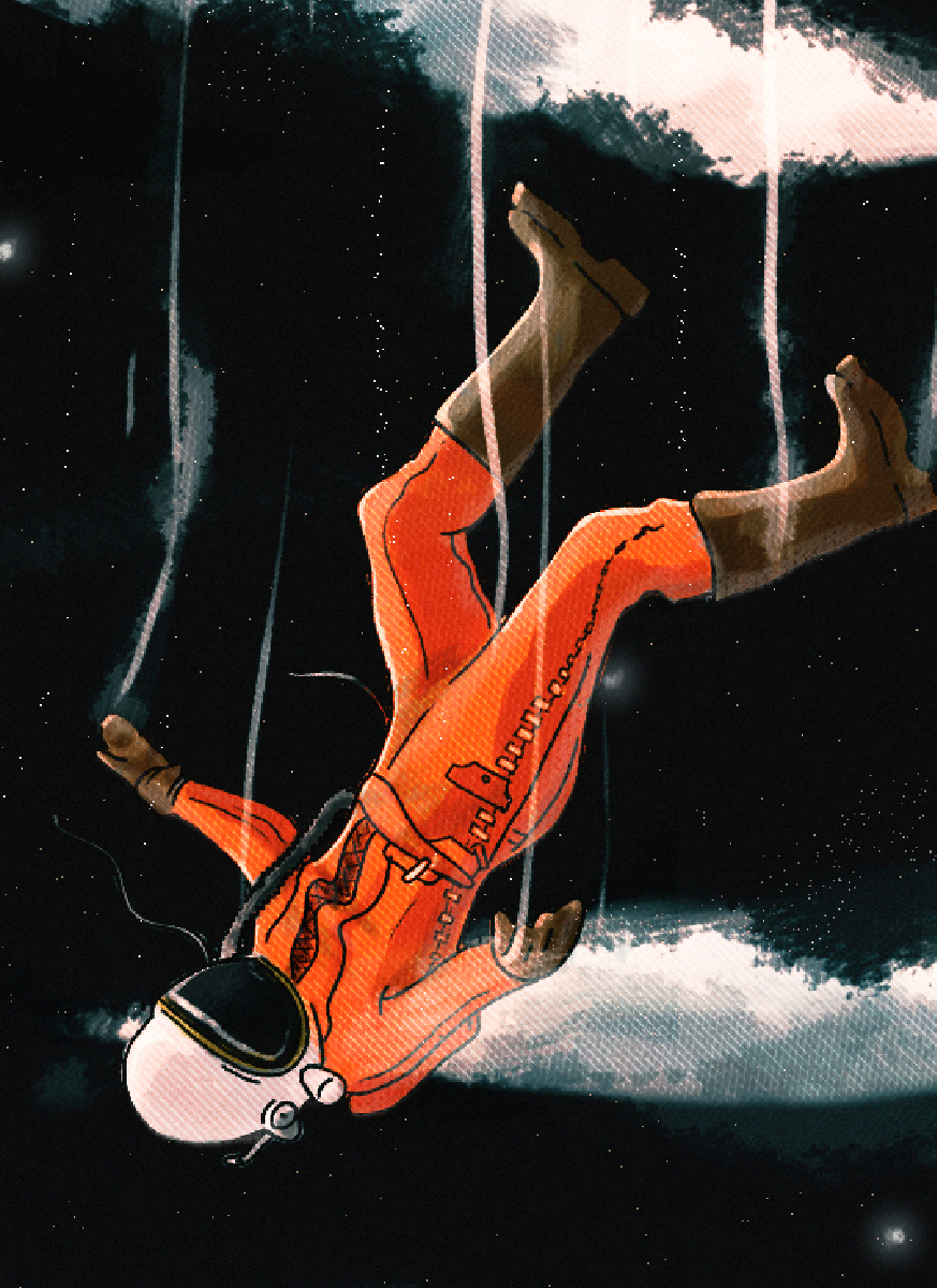 Astronaut Illustration by, Dubai's top  motion designer Austin Joseph