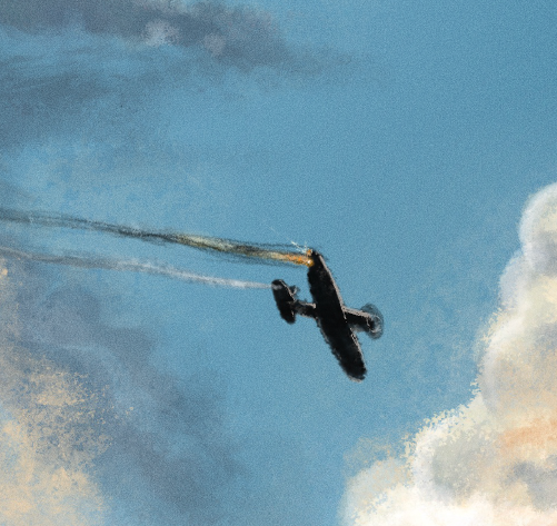 Airplane Illustration by, Dubai's top  motion designer Austin Joseph