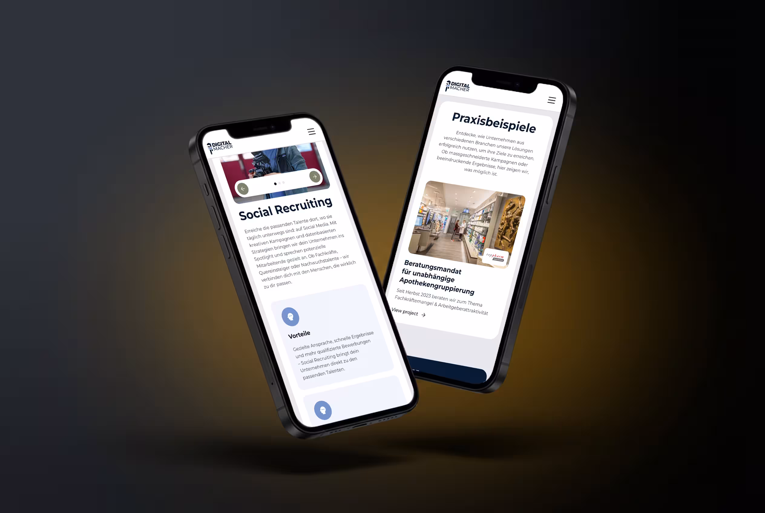 Website Relaunch für Social Media Agentur — Project Detail 2