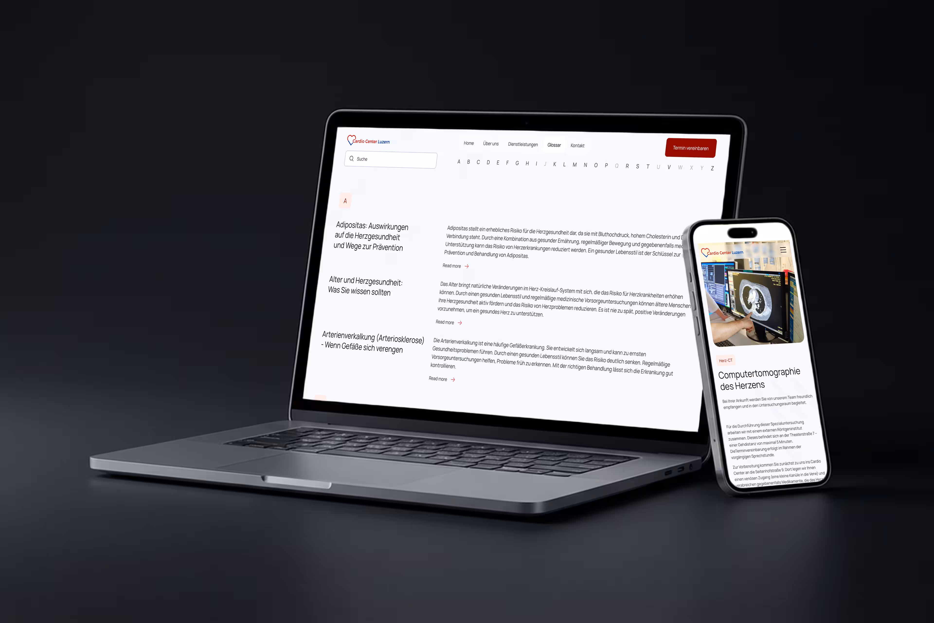 Website Relaunch für kardiologische Praxis — Project Detail 3