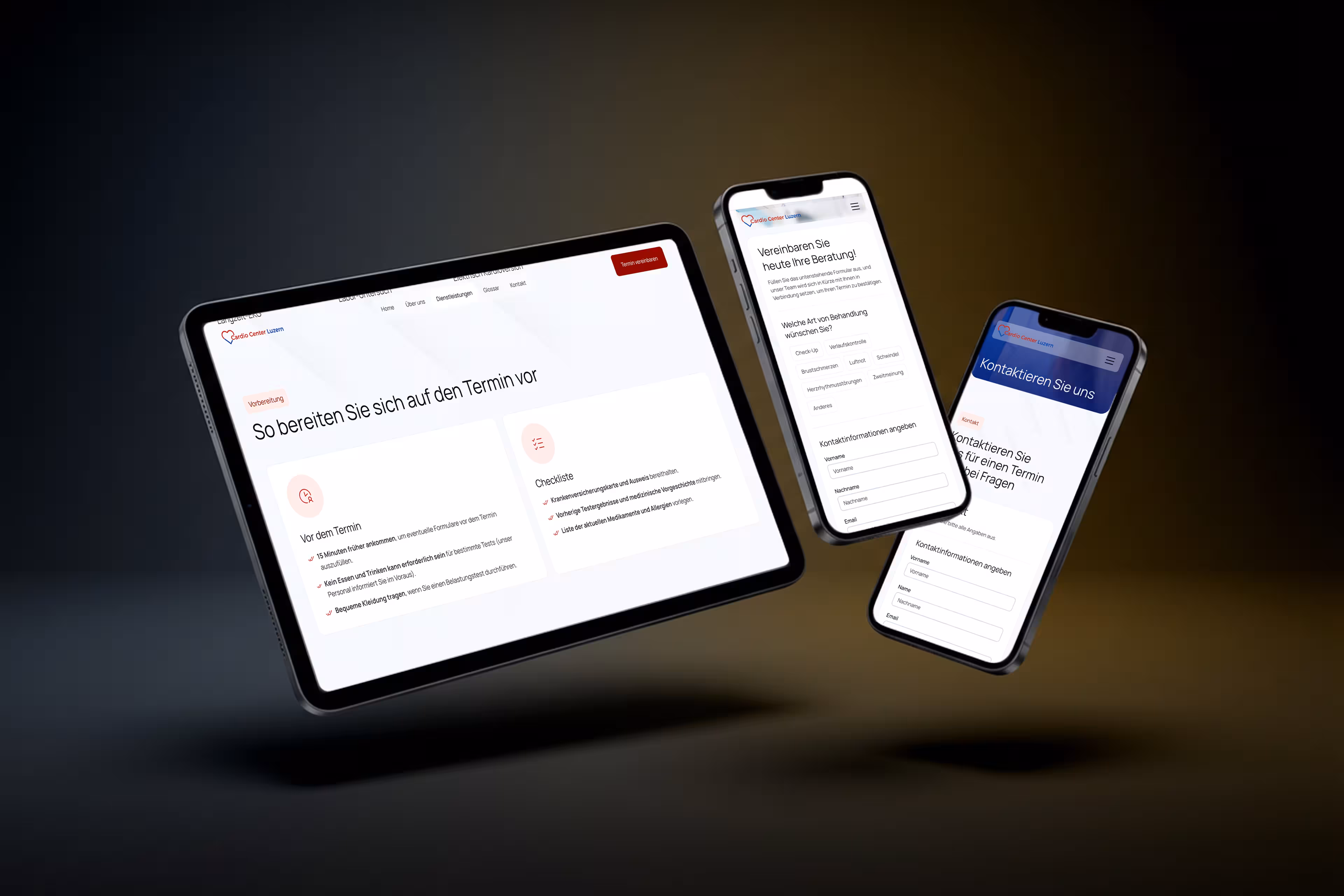 Website Relaunch für kardiologische Praxis — Project Detail 2