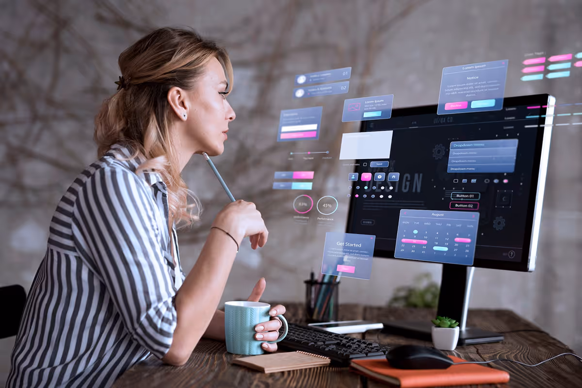 Illustration of Office: Automated accounting and digital workflows
