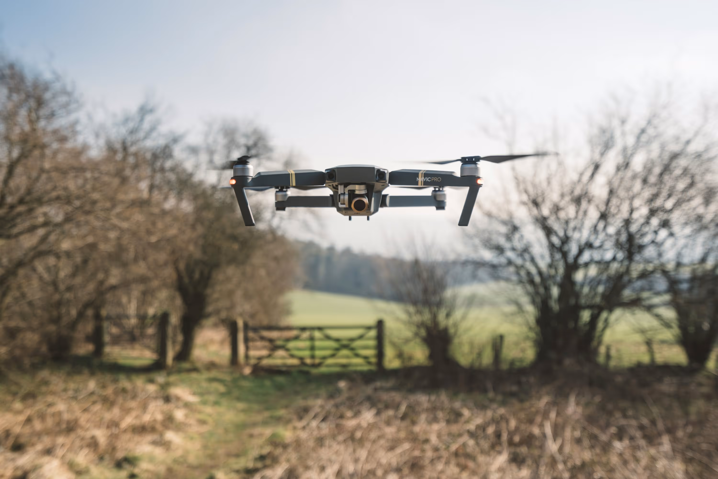 Illustration of Agriculture: sensors and drones for more precise management