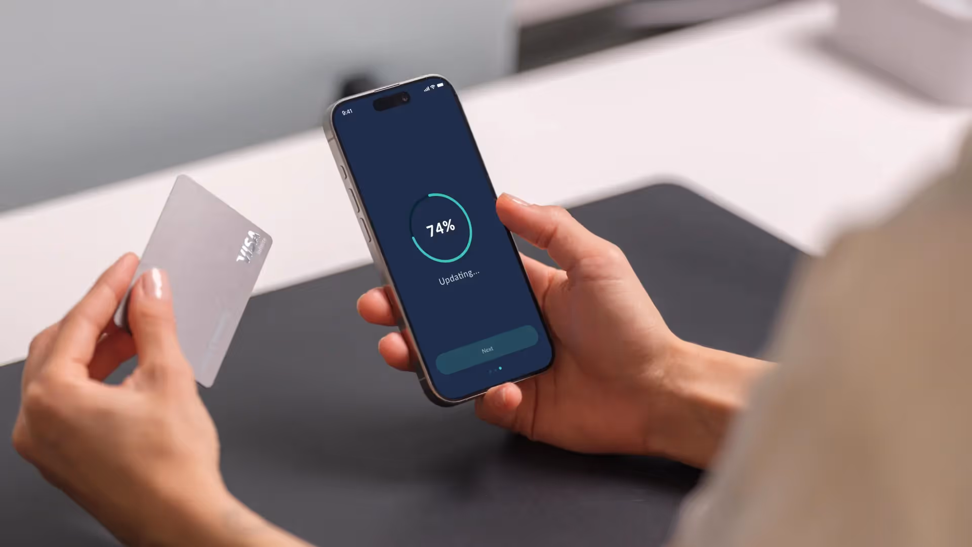 App-Mockup zu Betrieb & Wartung