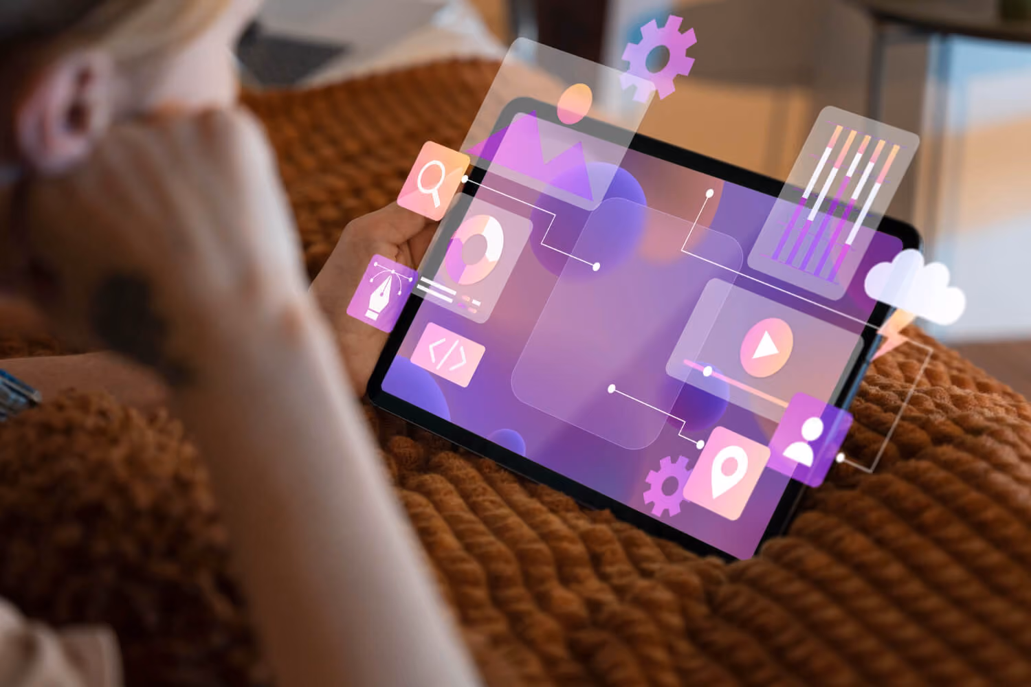 Illustration of Trend 1: Micro-interactions and animations