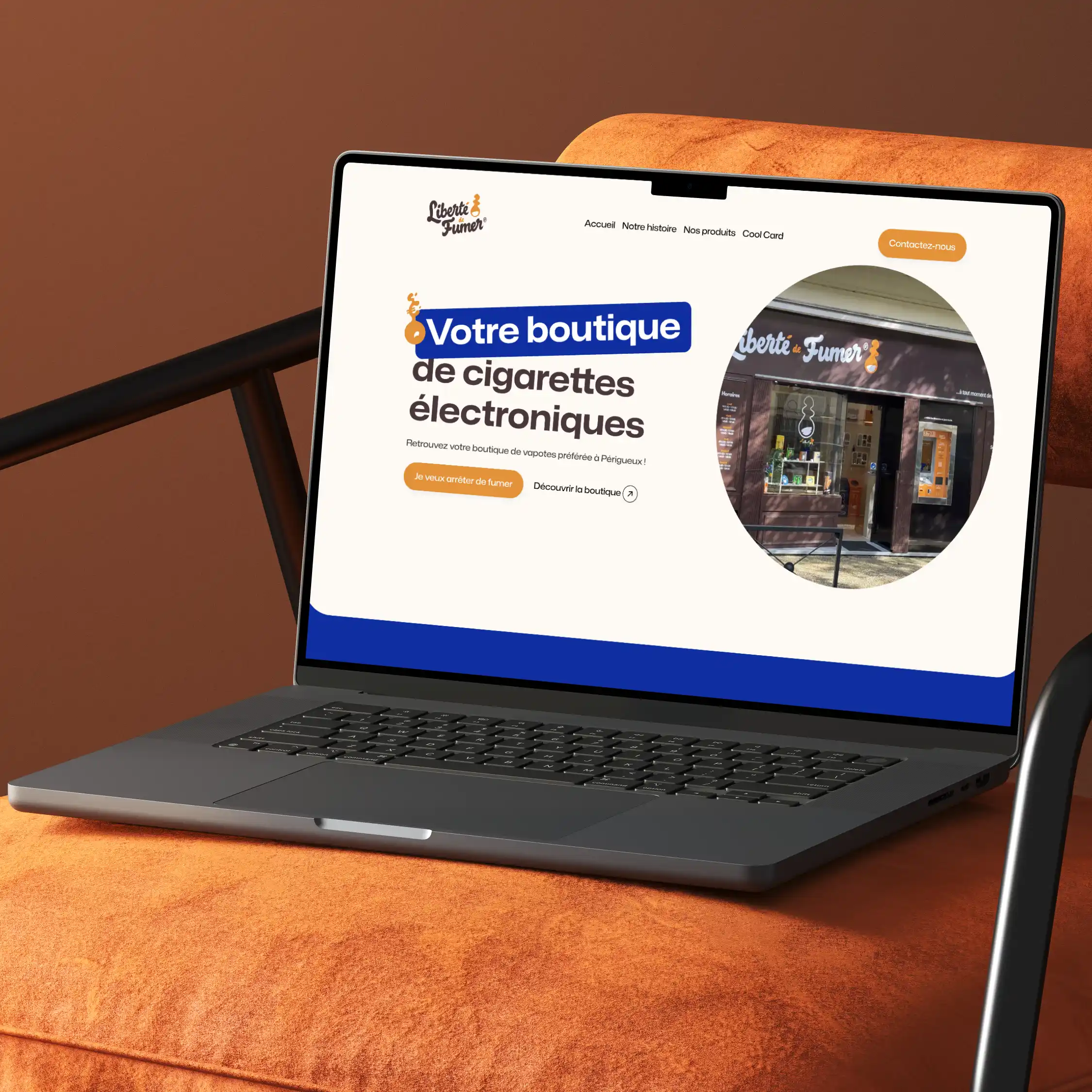 Création site web Liberté de Fumer Périgueux