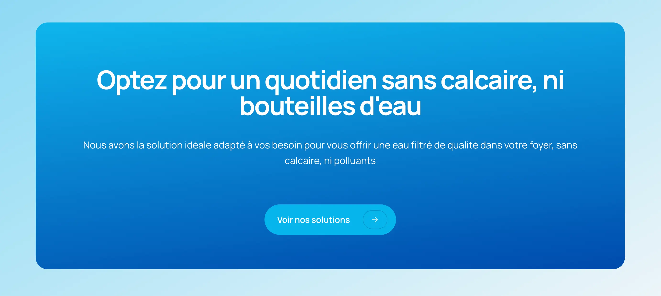 creation site web confort et eau