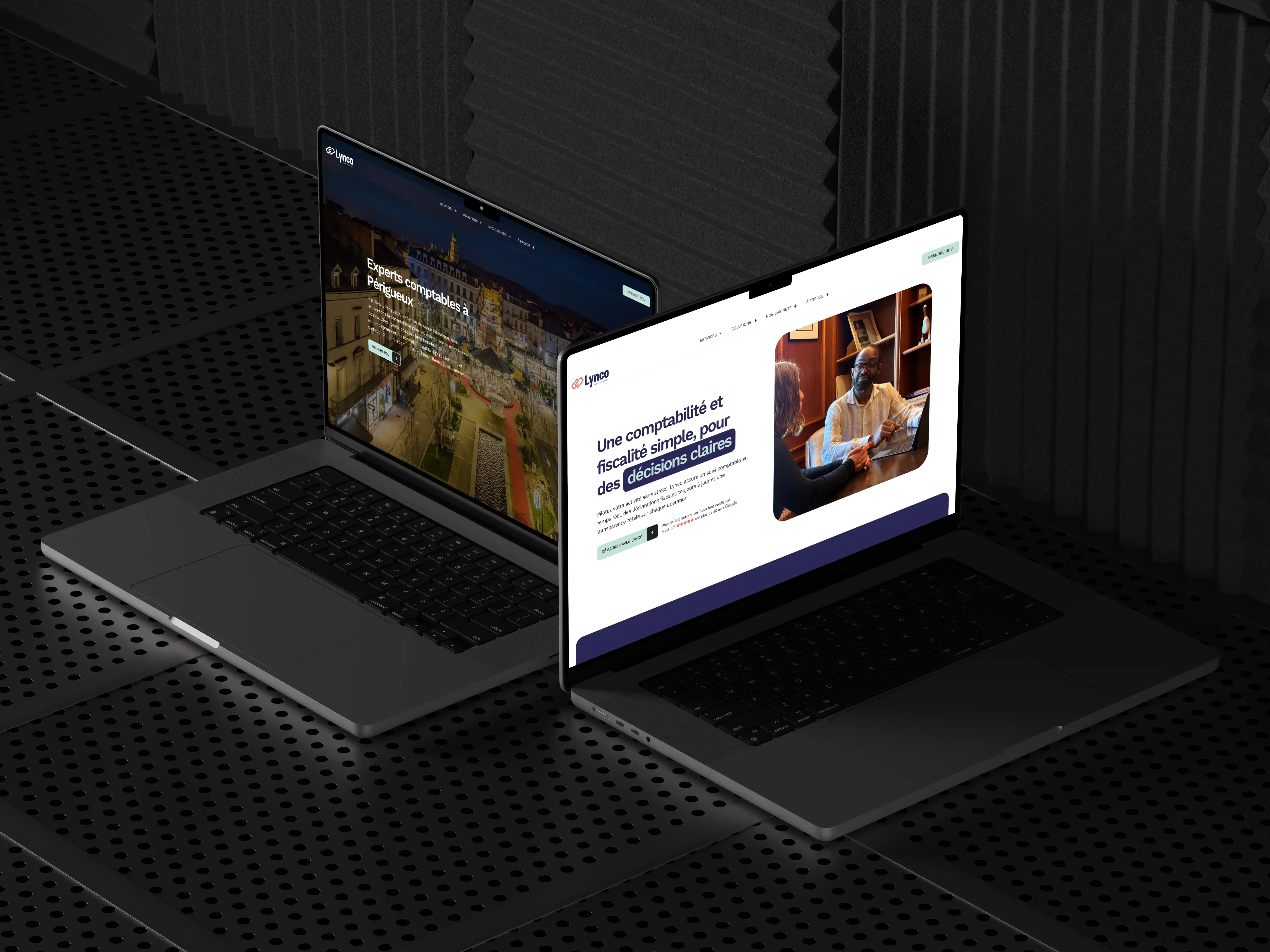 Site web Lynco, réalisé par Apsodia, agence web Périgueux